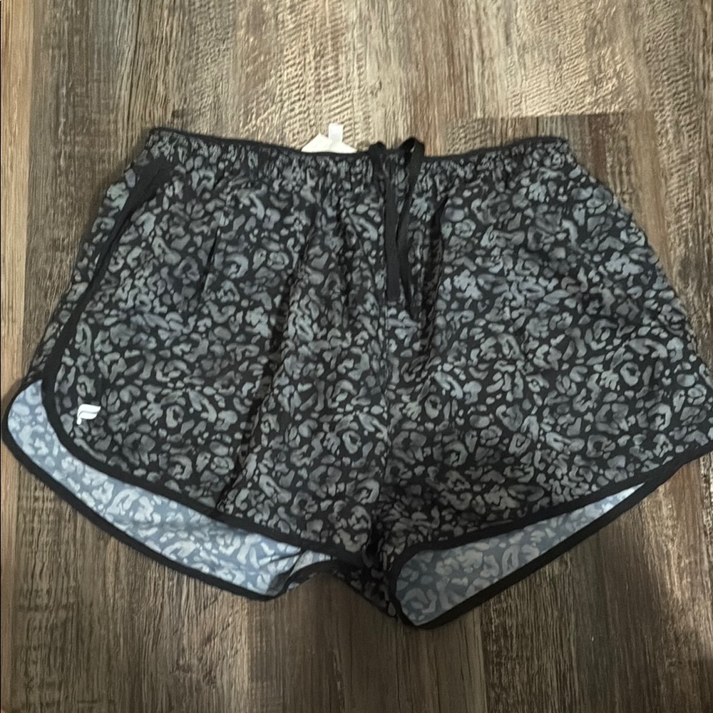 Stylish Black Patterned Women's Shorts